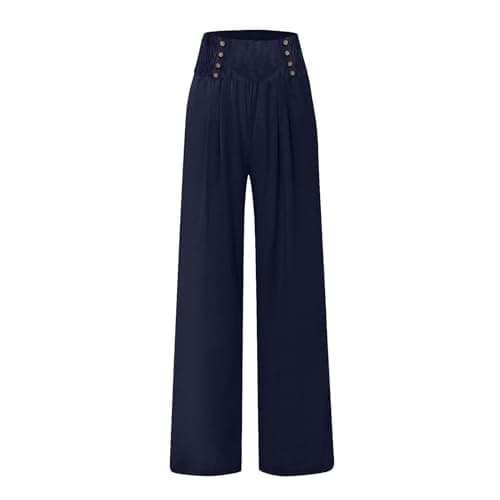 Flowy Wide Leg Palazzo Pants for Women