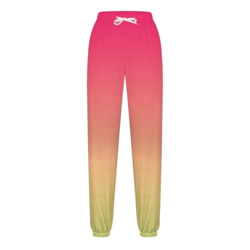SMIDOW Womens Gradient Color Sweatpants High Waisted Lounge Trousers