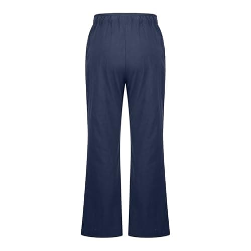 Yxzogd Women's High-Waisted Loose Palazzo Pants with Pockets