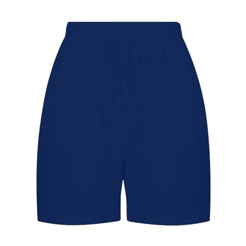 Sktremeuru Women's 2025 Trendy Linen Drawstring Shorts