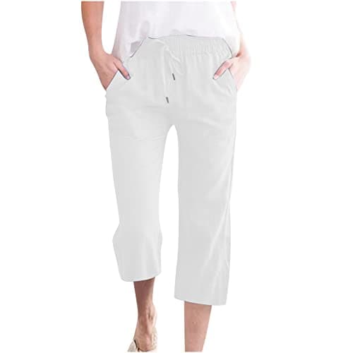 Yxzogd Women's 2025 Summer High Waist Crop Pant