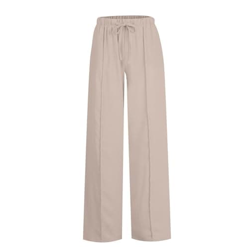 Yxzogd Women's High Waisted Flowy Palazzo Pants with Pockets