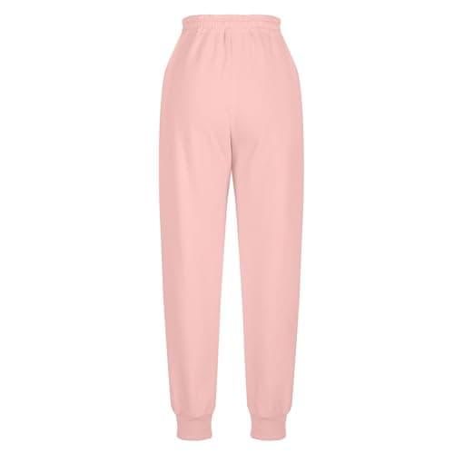 Womens High Waisted Cinch Bottom Fleece Sweatpants Casual Joggers