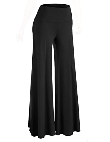 Johnny MBJ Women's Casual Comfy Wide Leg Palazzo Pants (XS~5XL)