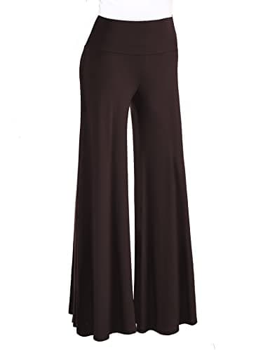 Johnny MBJ Women's Casual Comfy Wide Leg Palazzo Pants (XS~5XL)