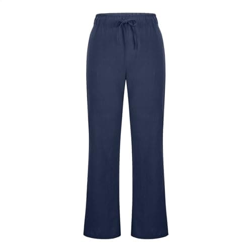 Yxzogd Women's High-Waisted Loose Palazzo Pants with Pockets
