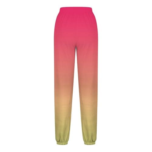SMIDOW Womens Gradient Color Sweatpants High Waisted Lounge Trousers