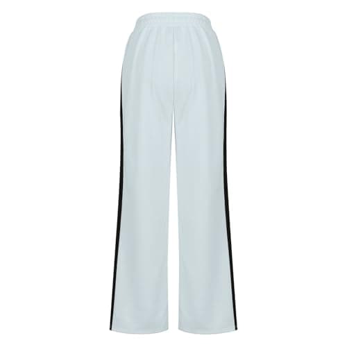 Yxzogd Women's High-Waisted Wide Leg Yoga Sweatpants with Pockets