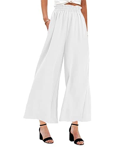 Women's High Waist Wide Leg Palazzo Pants