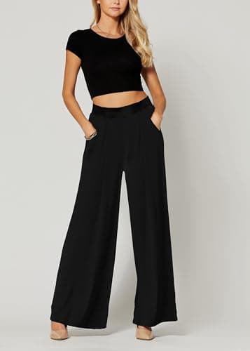 Elegant Palazzo Pants for Women - Casual to Dressy - Essential Piece