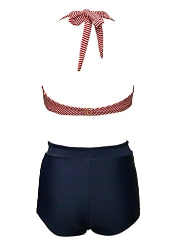 Retro Vintage Bikini Swimsuit for Women Plus Size