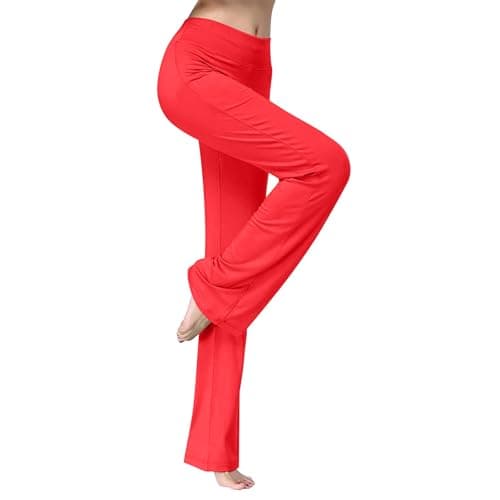 Trendy Women's Stretch Wide Leg Gym Sweatpants for Running and Casual Wear