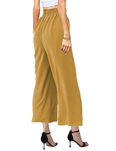 Women's High Waist Wide Leg Palazzo Pants
