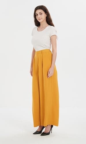 Tronjori Women High Waist Palazzo Pants