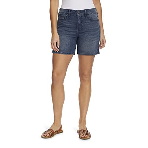 Bandolino Women's Amalia Classic High Rise 6" Jean Shorts