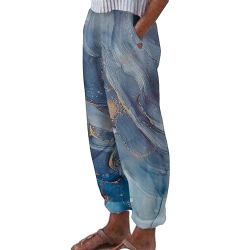Women's Cargo Pants with High Waist and Pockets