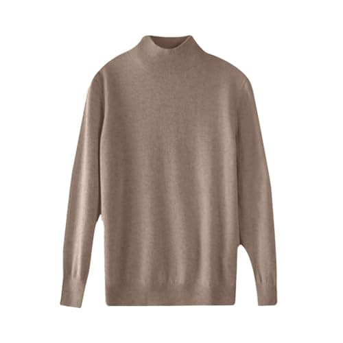Trendy Women's Lightweight Cashmere Crew Neck Pullover