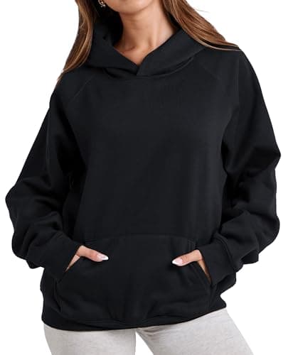 Eutten Womens Camo Hoodies Maple Leaf Print Oversized Fleece Sweatshirt with Pocket