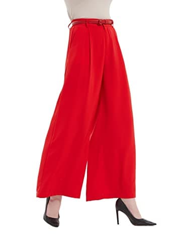 Tronjori Women High Waist Palazzo Pants