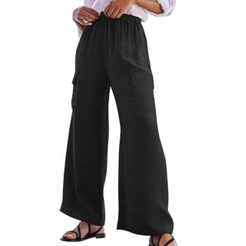Women's Casual Wide-Leg Trousers