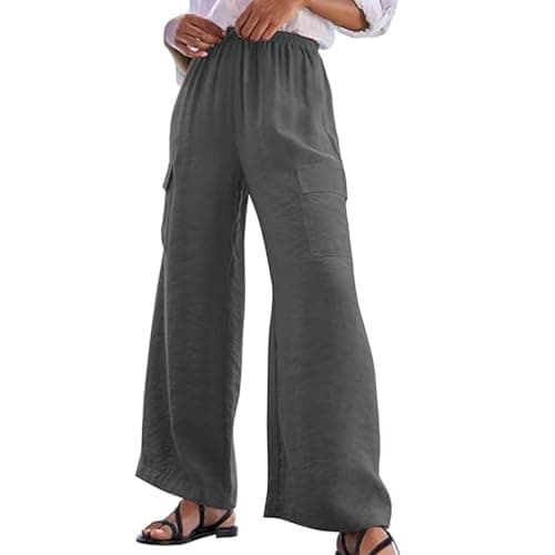 Women's Casual Wide-Leg Trousers