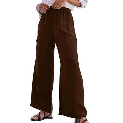 Women's Casual Wide-Leg Trousers