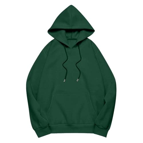 Xoxingysm Women's Oversized Hoodie with Solid Pocket Trendy Y2K Casual Tops