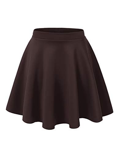 Women's Stretchy Flared Mini Skater Skirt XS-3XL Plus Size