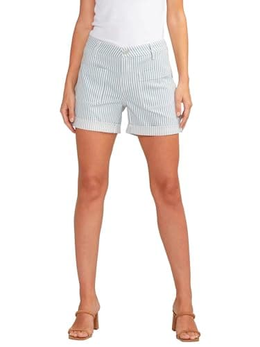 JAG Women's Alex Mid Rise Boyfriend Shorts