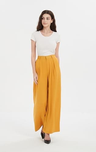 Tronjori Women High Waist Palazzo Pants