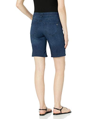 Democracy Women's Petite 6" Cuffed Denim Shorts