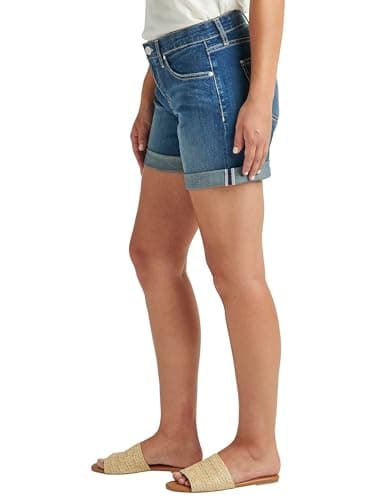JAG Women's Alex Mid Rise Boyfriend Shorts