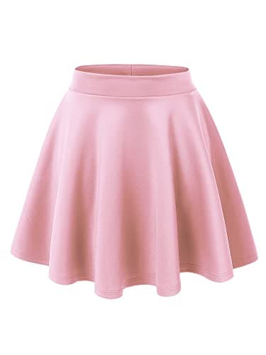 Women's Stretchy Flared Mini Skater Skirt XS-3XL Plus Size