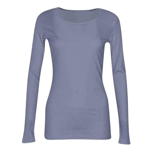 Light Fleece Thermal Long Sleeve Shirt for Women Winter Warm