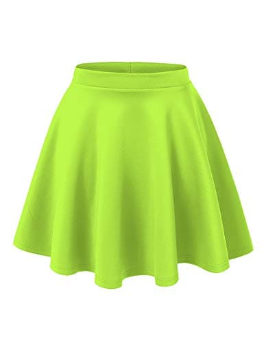Women's Stretchy Flared Mini Skater Skirt XS-3XL Plus Size