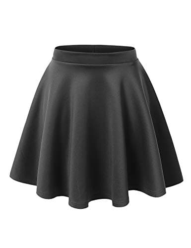 Women's Stretchy Flared Mini Skater Skirt XS-3XL Plus Size