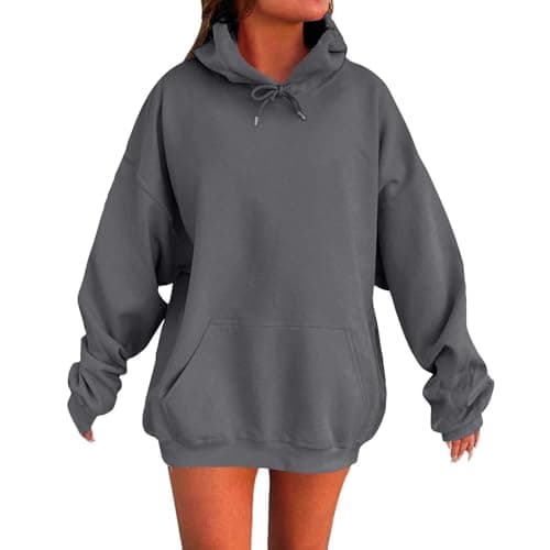 Cute Oversized Women's Winter Sweatshirt Pullover Top