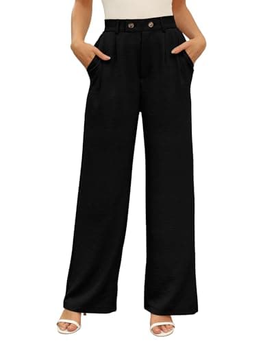 Angerella Women's Wide Leg Business Casual Trousers