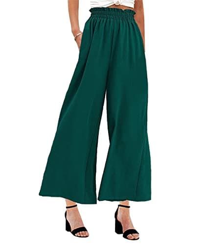 Women's High Waist Wide Leg Palazzo Pants