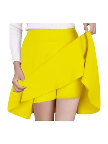 Women's Basic A-Line Mini Flared Skater Party Skirt