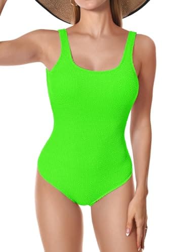 Women's Tummy Control High Waisted One Piece Swimsuit