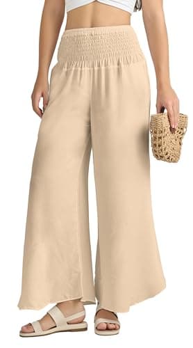 Joob Joob Flowy Women's Wide Leg Boho Harem Pants with Pockets