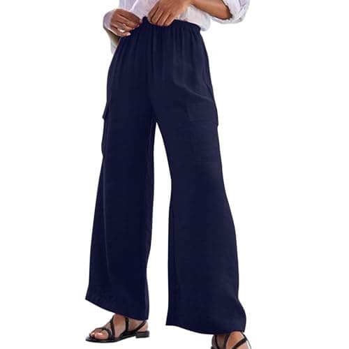 Women's Casual Wide-Leg Trousers