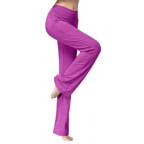 Trendy Women's Stretch Wide Leg Gym Sweatpants for Running and Casual Wear