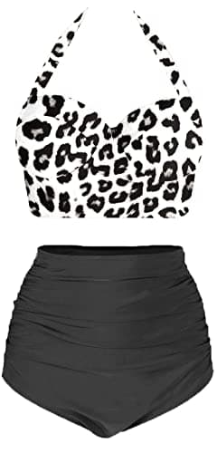 AMOURRI High-Waisted Vintage Swimsuit for Women