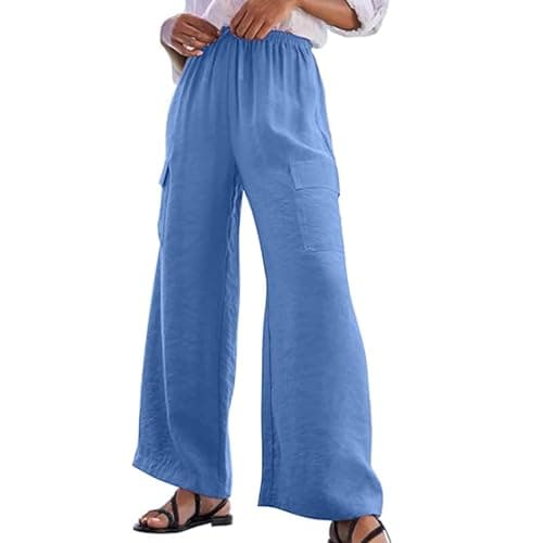 Women's Casual Wide-Leg Trousers