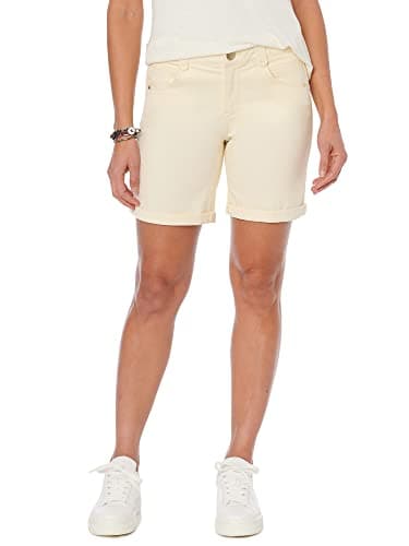 Democracy Women's Petite 6" Cuffed Denim Shorts