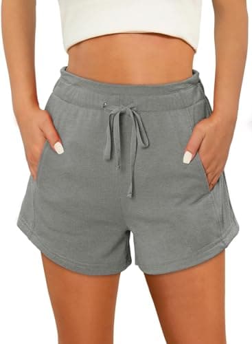 Angerella Women's Comfortable Elastic Waist Shorts with Pockets