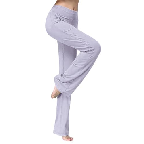 Trendy Women's Stretch Wide Leg Gym Sweatpants for Running and Casual Wear