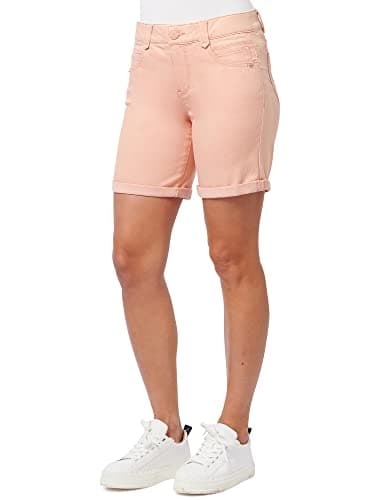 Democracy Women's Petite 6" Cuffed Denim Shorts